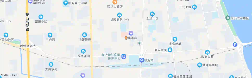 临沂铁路新村_公交站地图_临沂公交_妙搜公交查询2025