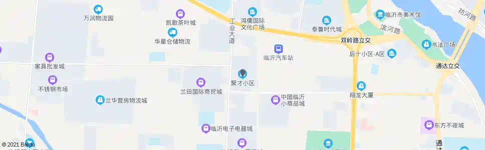临沂聚财小区_公交站地图_临沂公交_妙搜公交查询2025