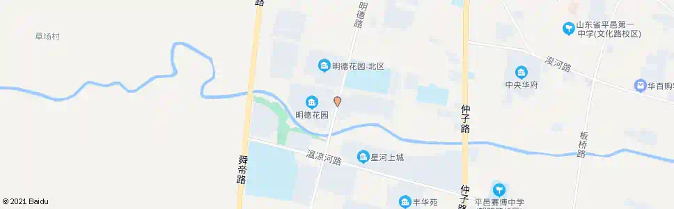 临沂明德花园_公交站地图_临沂公交_妙搜公交查询2025