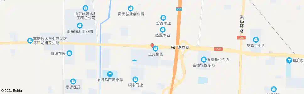 临沂城后路口_公交站地图_临沂公交_妙搜公交查询2025