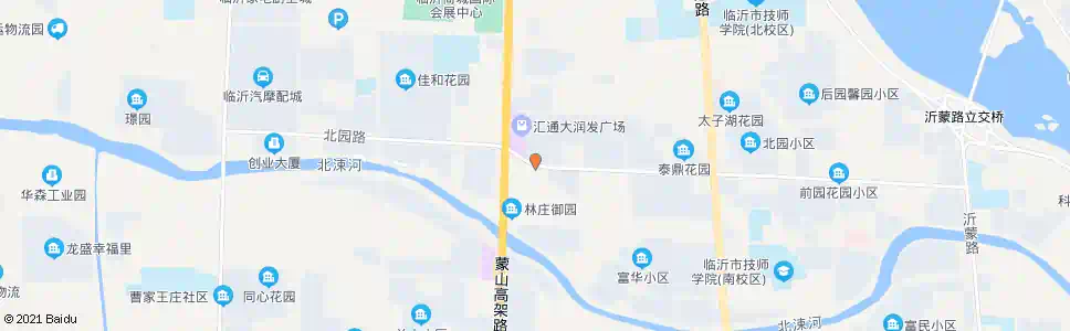 临沂北园花苑_公交站地图_临沂公交_妙搜公交查询2025
