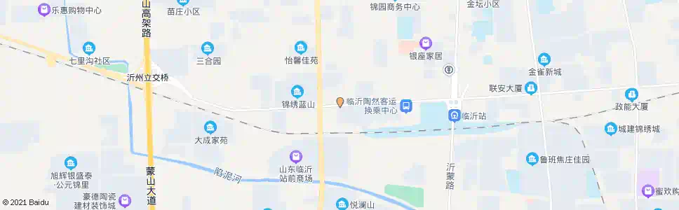 临沂福德花园_公交站地图_临沂公交_妙搜公交查询2025