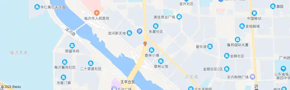 临沂滨河新天地_公交站地图_临沂公交_妙搜公交查询2025