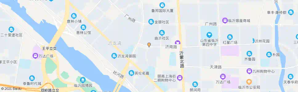 临沂西曲沂社区_公交站地图_临沂公交_妙搜公交查询2025