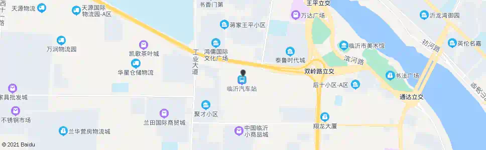 临沂汽车站北门_公交站地图_临沂公交_妙搜公交查询2025