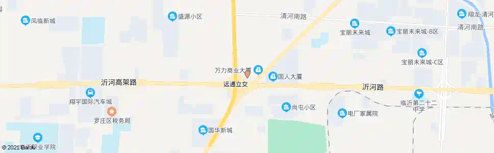 临沂临沂皮革城(万力控股)_公交站地图_临沂公交_妙搜公交查询2025