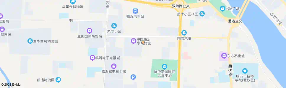 临沂八里屯居委_公交站地图_临沂公交_妙搜公交查询2025