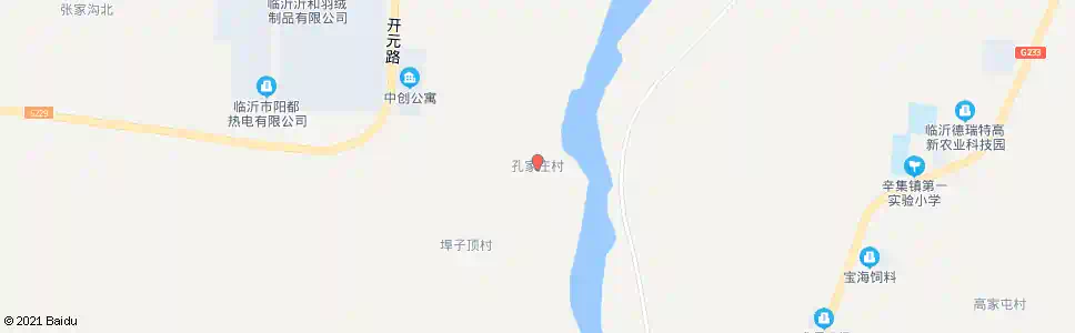 临沂孔家庄_公交站地图_临沂公交_妙搜公交查询2025
