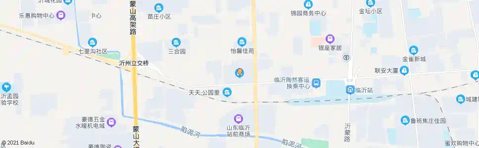 临沂锦绣蓝山_公交站地图_临沂公交_妙搜公交查询2025
