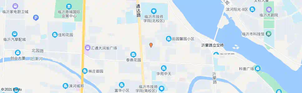 临沂北园小区北门_公交站地图_临沂公交_妙搜公交查询2025