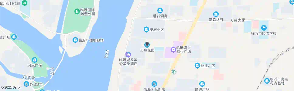 临沂天翔花园社区_公交站地图_临沂公交_妙搜公交查询2025