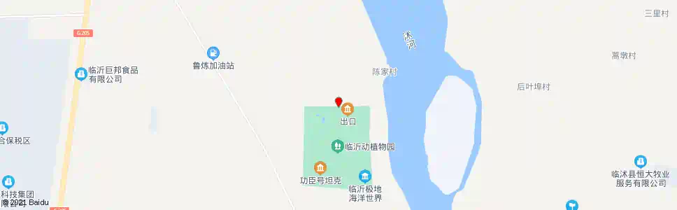 临沂临沂动植物园_公交站地图_临沂公交_妙搜公交查询2025