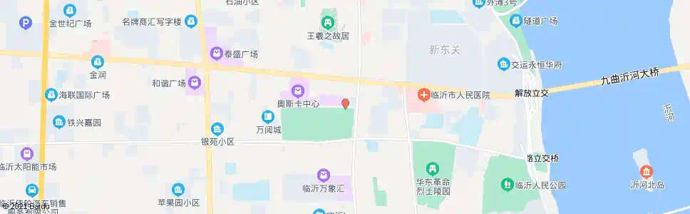 临沂人民广场西_公交站地图_临沂公交_妙搜公交查询2025