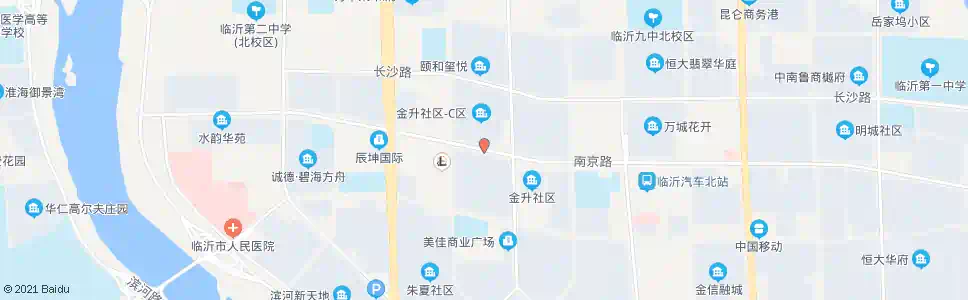 临沂金升小区北区_公交站地图_临沂公交_妙搜公交查询2025