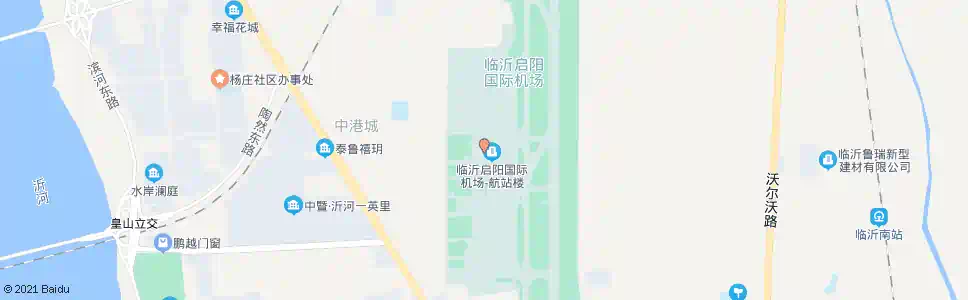 临沂临沂机场_公交站地图_临沂公交_妙搜公交查询2025