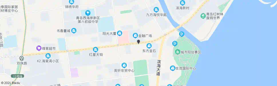 青岛机关西部办公中心站_公交站地图_青岛公交_妙搜公交查询2025