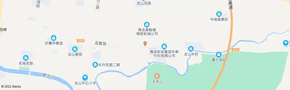 青岛龙山花卉市场_公交站地图_青岛公交_妙搜公交查询2025