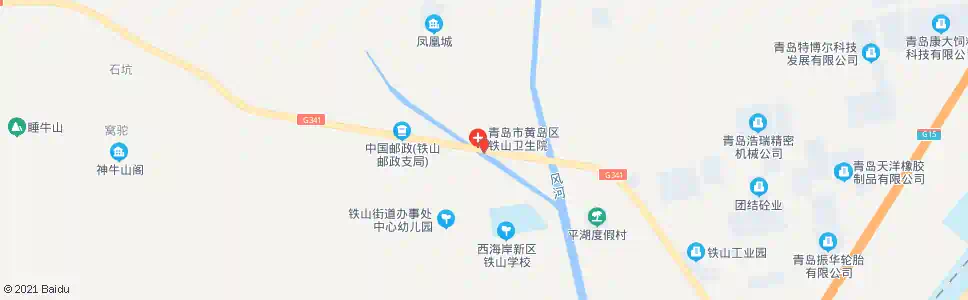青岛铁山医院_公交站地图_青岛公交_妙搜公交查询2025