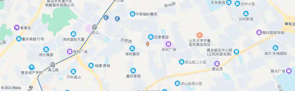 青岛四季景园_公交站地图_青岛公交_妙搜公交查询2025