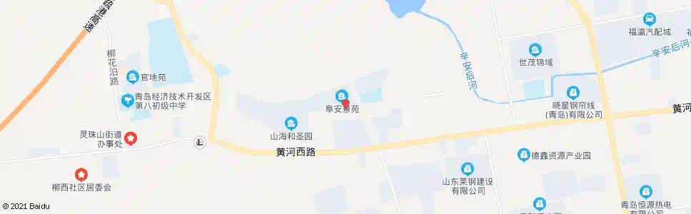 青岛阜安景苑前_公交站地图_青岛公交_妙搜公交查询2025