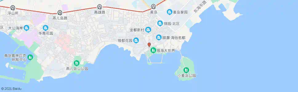 青岛银海游艇俱乐部_公交站地图_青岛公交_妙搜公交查询2025