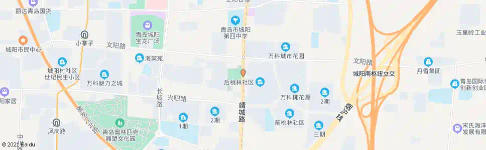 青岛后桃林_公交站地图_青岛公交_妙搜公交查询2025