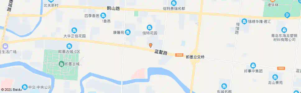 青岛德馨花园_公交站地图_青岛公交_妙搜公交查询2025