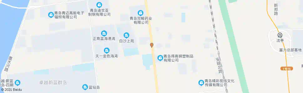 青岛白沙湾_公交站地图_青岛公交_妙搜公交查询2025