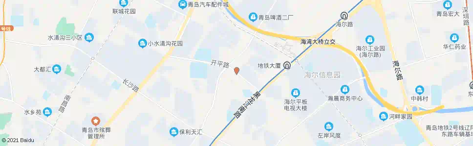 青岛开平路_公交站地图_青岛公交_妙搜公交查询2025