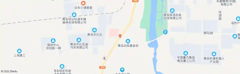 青岛春阳路东站_公交站地图_青岛公交_妙搜公交查询2025