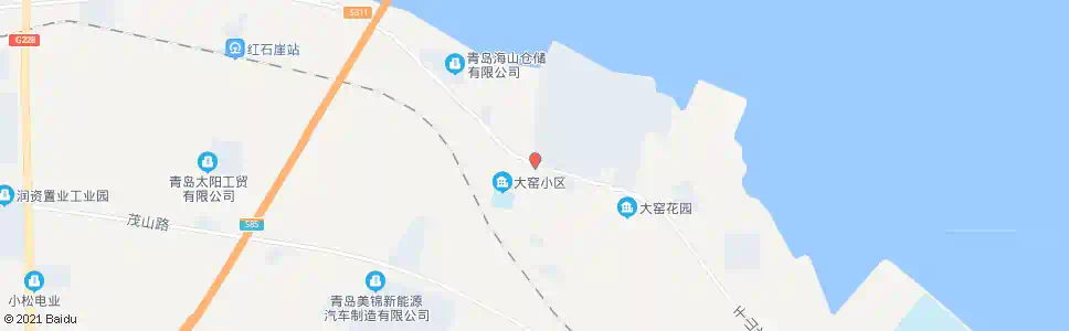 青岛大窑西_公交站地图_青岛公交_妙搜公交查询2025