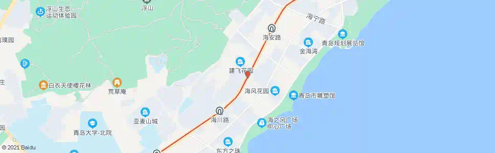 青岛海青路_公交站地图_青岛公交_妙搜公交查询2025