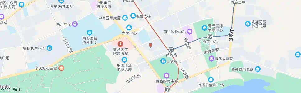 青岛凯旋家园_公交站地图_青岛公交_妙搜公交查询2025