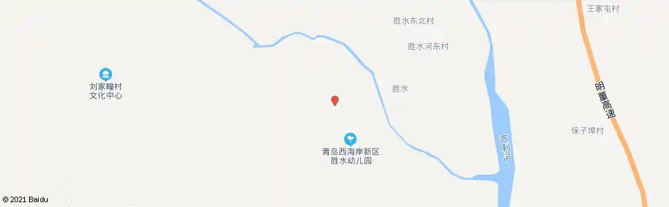 青岛胜水河西_公交站地图_青岛公交_妙搜公交查询2025