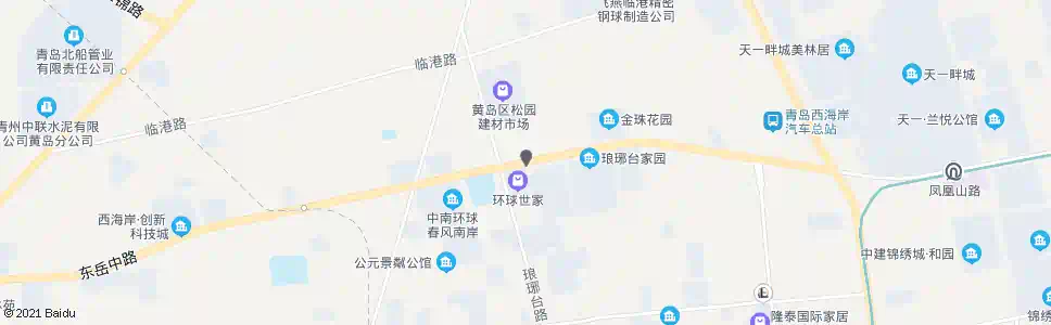青岛松园南_公交站地图_青岛公交_妙搜公交查询2025