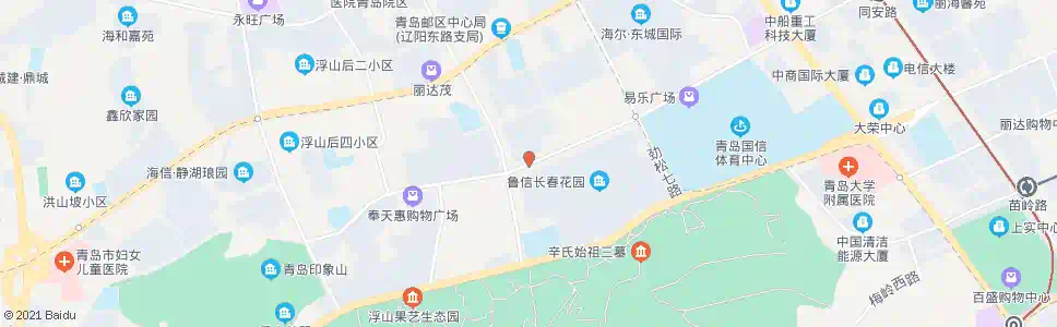 青岛同安路劲松五路_公交站地图_青岛公交_妙搜公交查询2025
