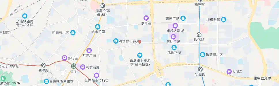 青岛金坛路北站_公交站地图_青岛公交_妙搜公交查询2025