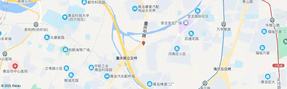 青岛青山路_公交站地图_青岛公交_妙搜公交查询2025