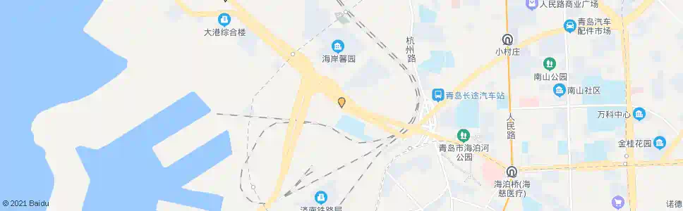 青岛杭州支路_公交站地图_青岛公交_妙搜公交查询2025