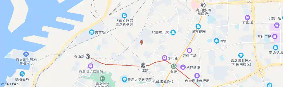青岛曹县路_公交站地图_青岛公交_妙搜公交查询2025