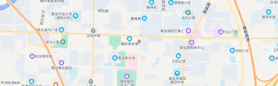 青岛城阳广电中心_公交站地图_青岛公交_妙搜公交查询2025
