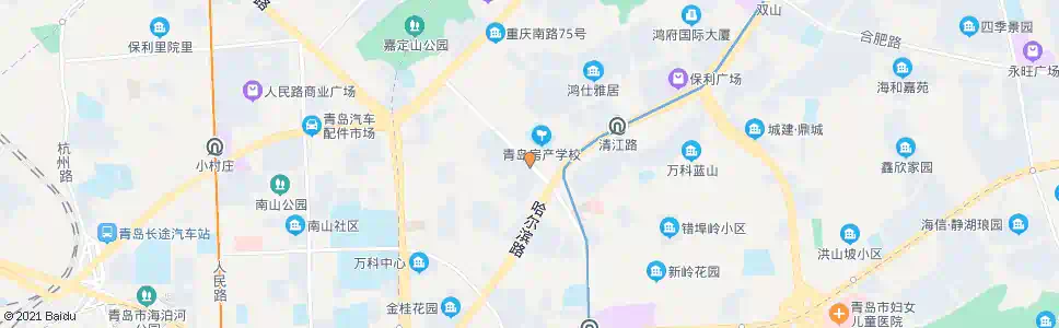青岛南京路哈尔滨路_公交站地图_青岛公交_妙搜公交查询2025