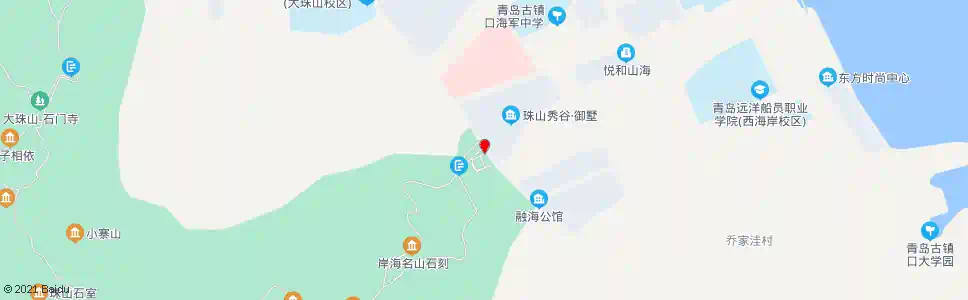 青岛珠山秀谷_公交站地图_青岛公交_妙搜公交查询2025