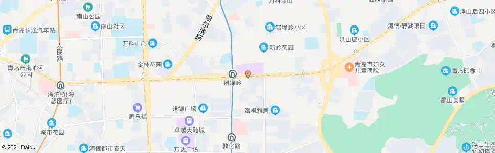 青岛吴兴路_公交站地图_青岛公交_妙搜公交查询2025