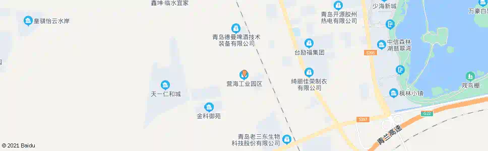 青岛营海工业园a_公交站地图_青岛公交_妙搜公交查询2025