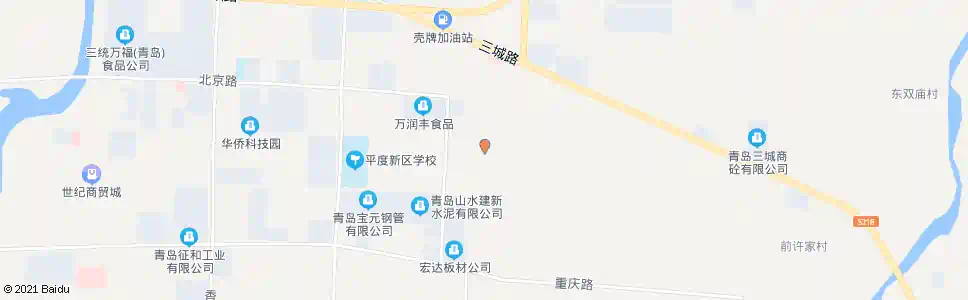 青岛皱家坡_公交站地图_青岛公交_妙搜公交查询2025