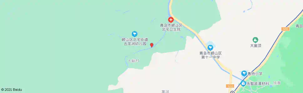 青岛七峪东_公交站地图_青岛公交_妙搜公交查询2025