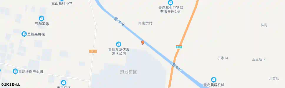 青岛龙山即发工业园_公交站地图_青岛公交_妙搜公交查询2025