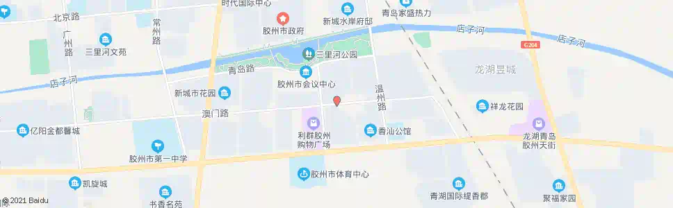 青岛中房花苑_公交站地图_青岛公交_妙搜公交查询2025