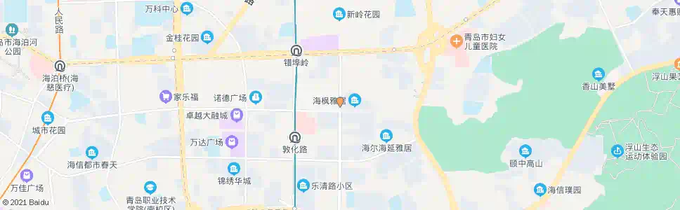 青岛绍兴路敦化路_公交站地图_青岛公交_妙搜公交查询2025
